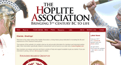 Desktop Screenshot of hoplites.org